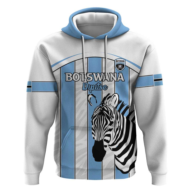 Custom Botswana Football Come On Zebras Hoodie