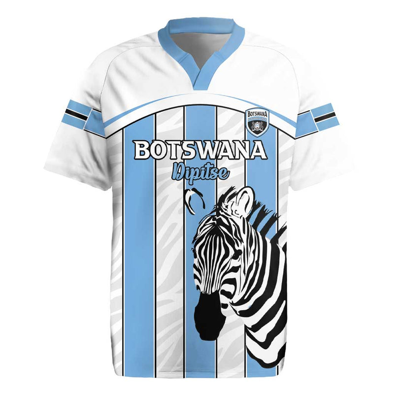 Custom Botswana Football Come On Zebras Rugby Jersey