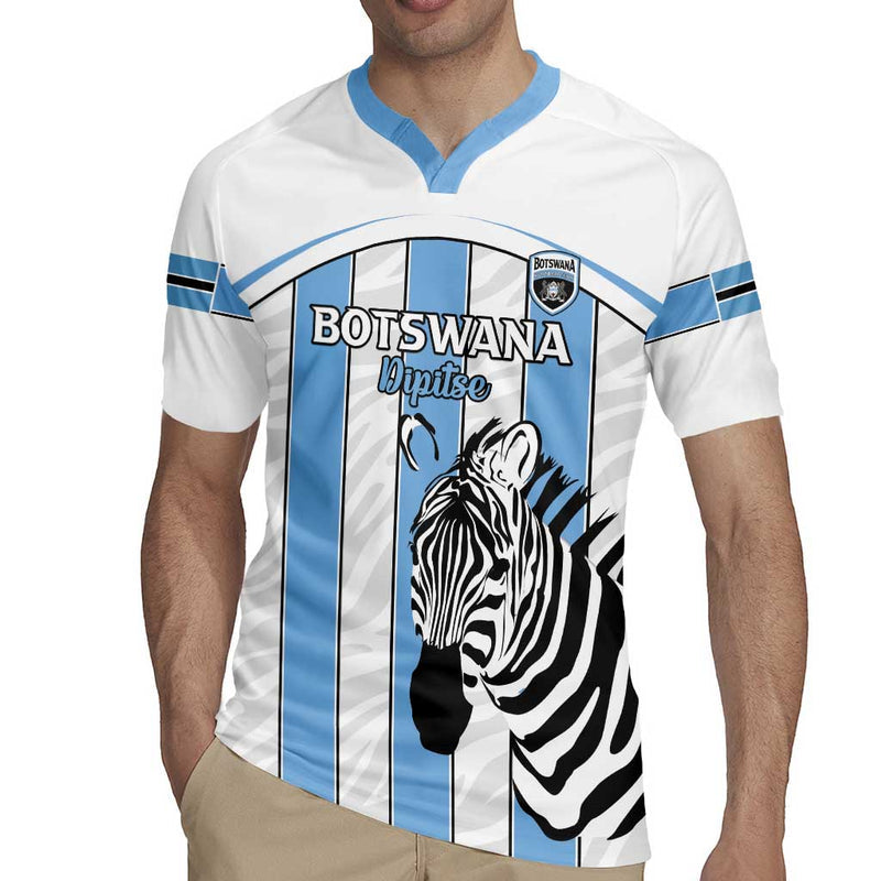 Custom Botswana Football Come On Zebras Rugby Jersey