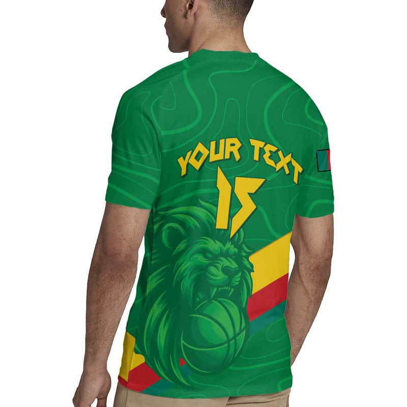 Custom Cameroon Basketball Go Champions Indomitable Lions Rugby Jersey