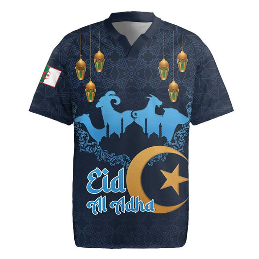 Algeria Happy Eid Mubarak Eid Al-adha Rugby Jersey