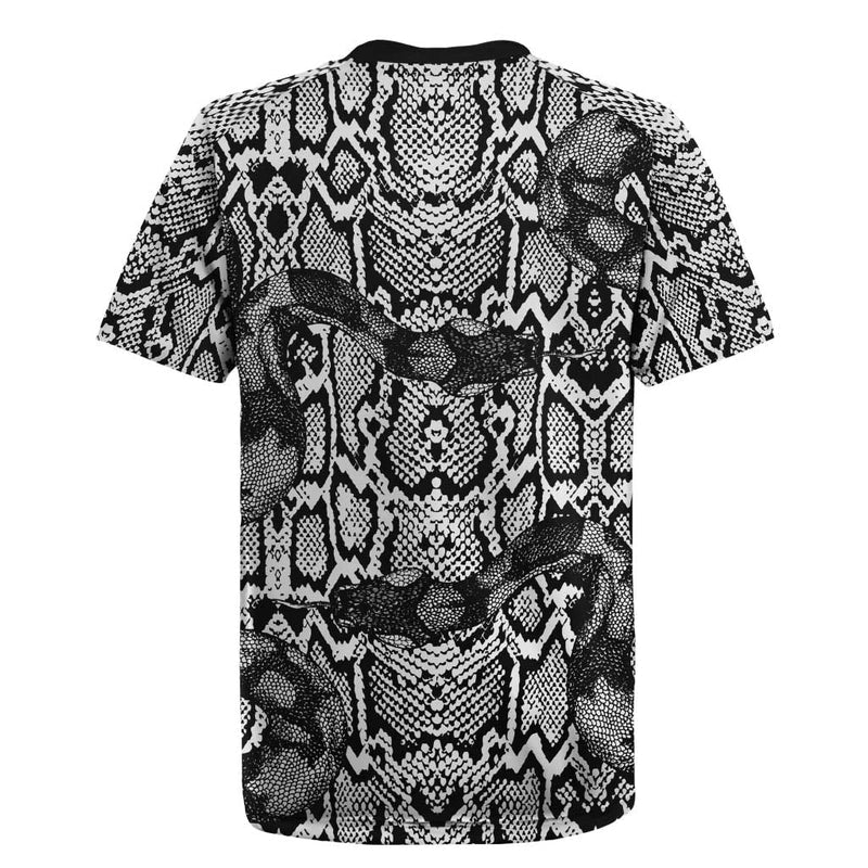 African Snake Skin Pattern Rugby Jersey