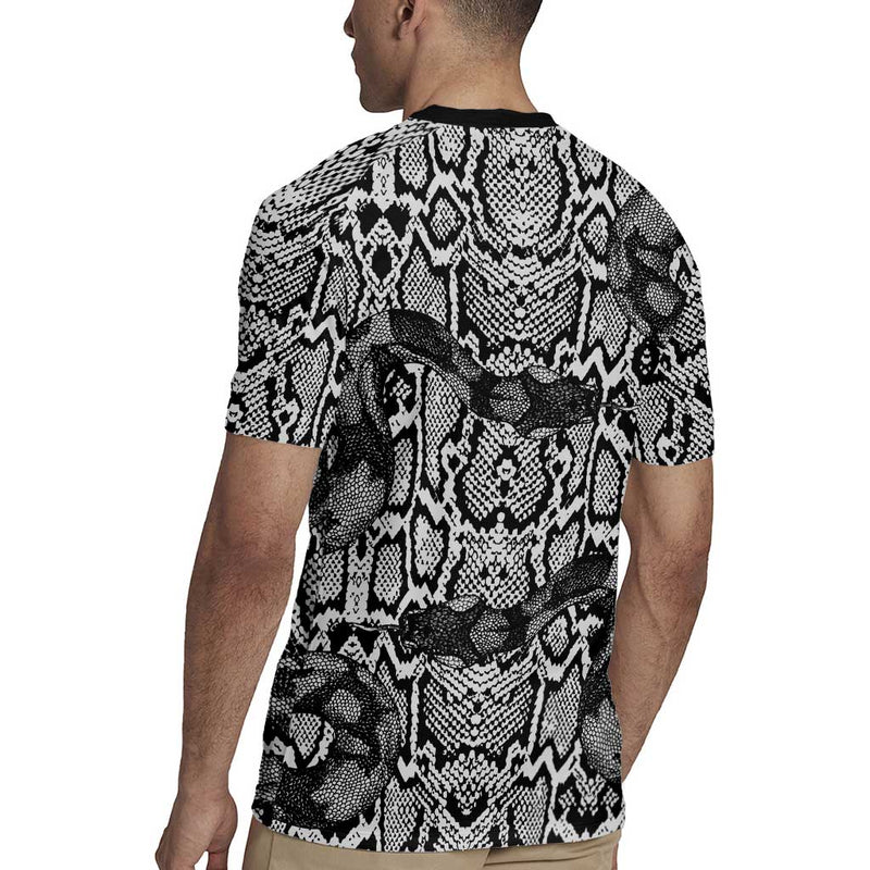 African Snake Skin Pattern Rugby Jersey