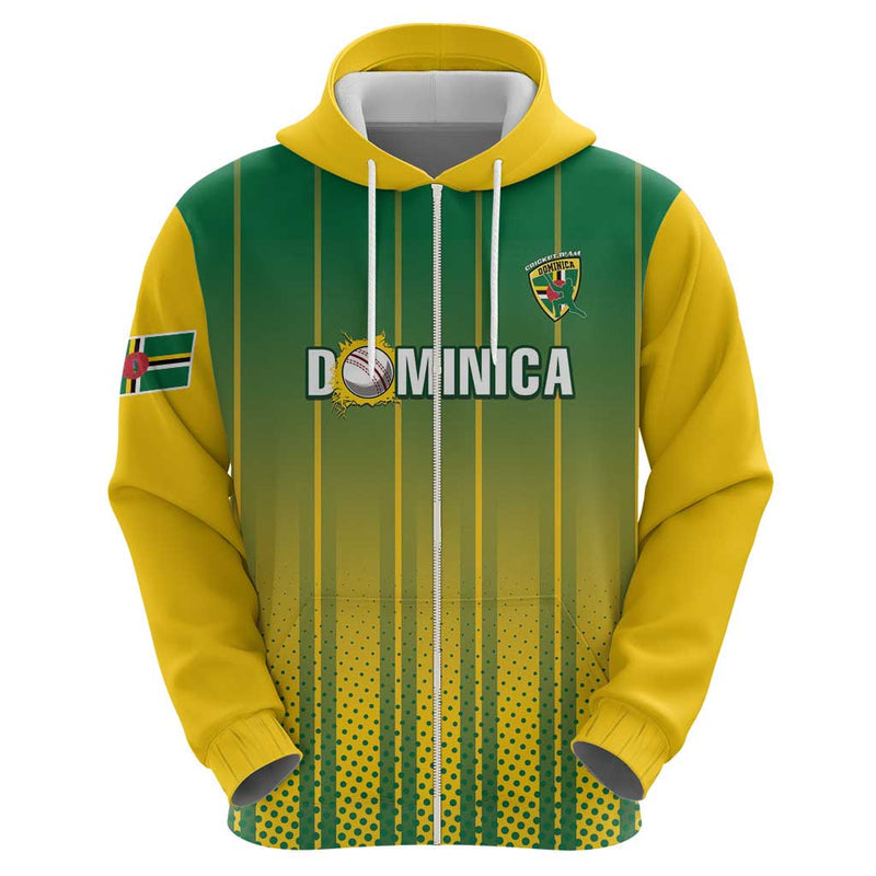 Custom Dominica Cricket Sporty Style Hoodie