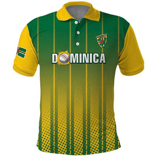 Custom Dominica Cricket Sporty Style Polo Shirt