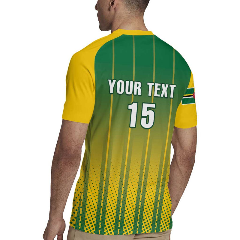 Custom Dominica Cricket Sporty Style Rugby Jersey