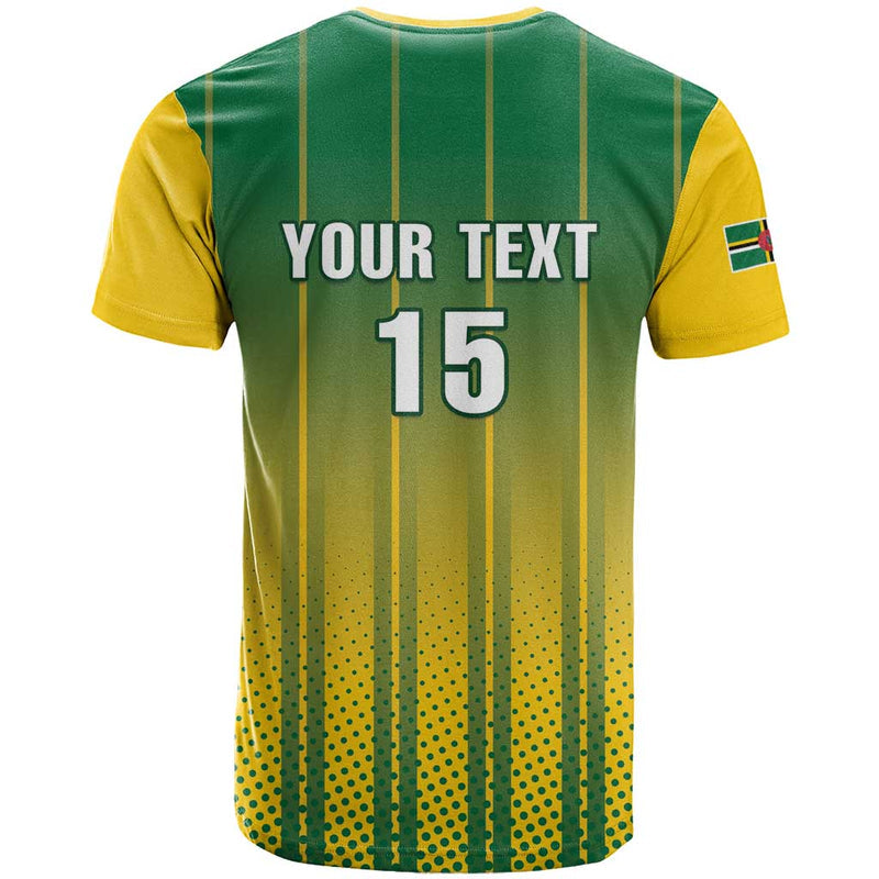 Custom Dominica Cricket Sporty Style T Shirt