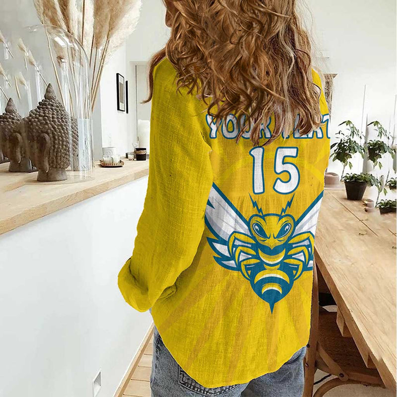 Custom Rwanda Football Go Amavubi Women Casual Shirt