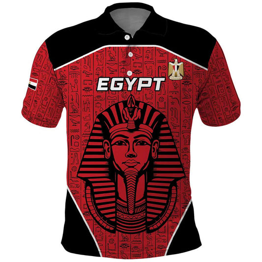 Custom Egypt Football Go Pharaohs Polo Shirt