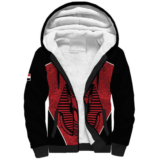 Custom Egypt Football Go Pharaohs Sherpa Hoodie