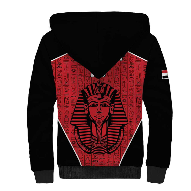 Custom Egypt Football Go Pharaohs Sherpa Hoodie