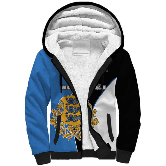 Estonia Independence day Eesti Vabariigi Aastapaev Sherpa Hoodie