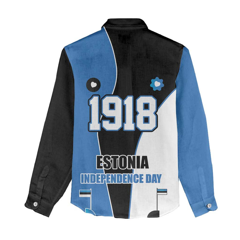 Estonia Independence day Eesti Vabariigi Aastapaev Women Casual Shirt