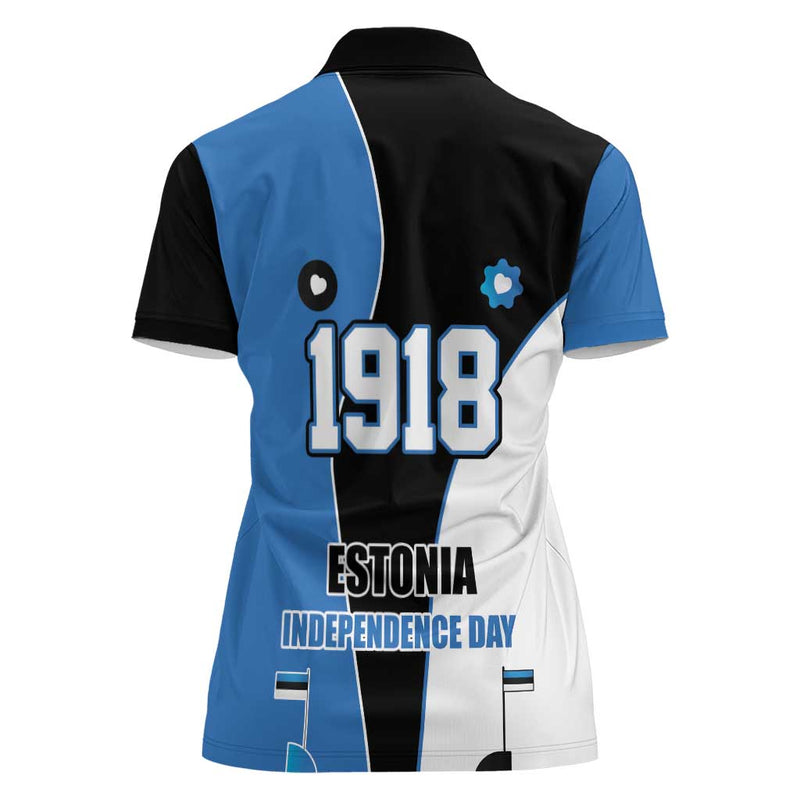 Estonia Independence day Eesti Vabariigi Aastapaev Women Polo Shirt