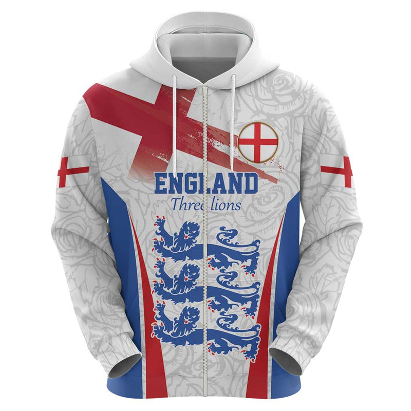 Custom England Football We are Champions Sporty Style The Three Lions Hoodie