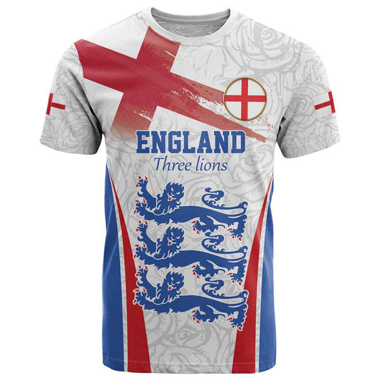 Custom England Football We are Champions Sporty Style The Three Lions T Shirt