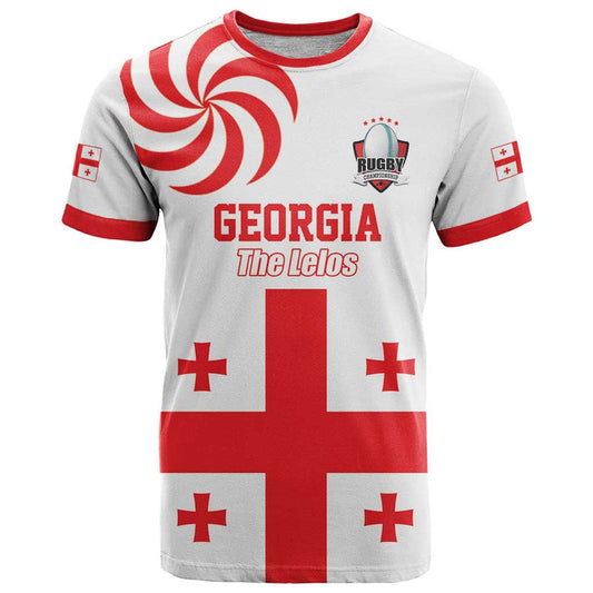 Custom Georgia Rugby We are Champions Sporty Style with The Lelos T Shirt