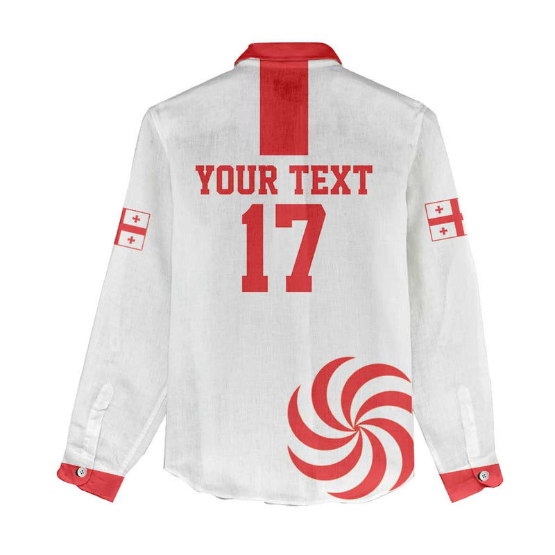 Custom Georgia Rugby We are Champions Sporty Style with The Lelos Women Casual Shirt