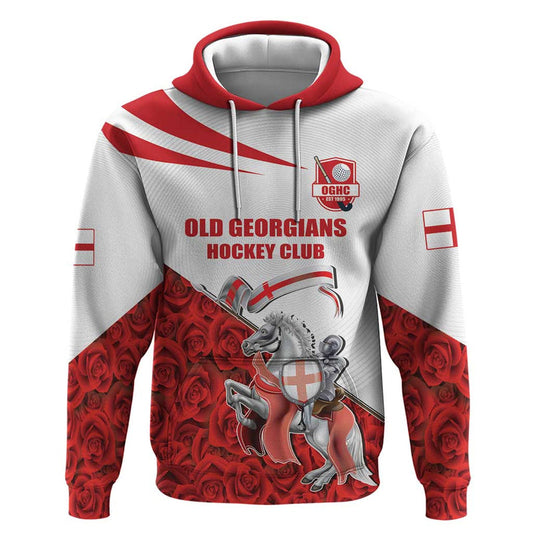Custom England Field Hockey Champions Old Georgians Hockey Club Sporty Style Hoodie