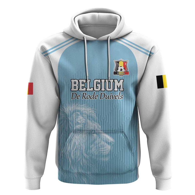Custom Belgium Football We are Champions Blue Style Come on De Rode Duivels Hoodie