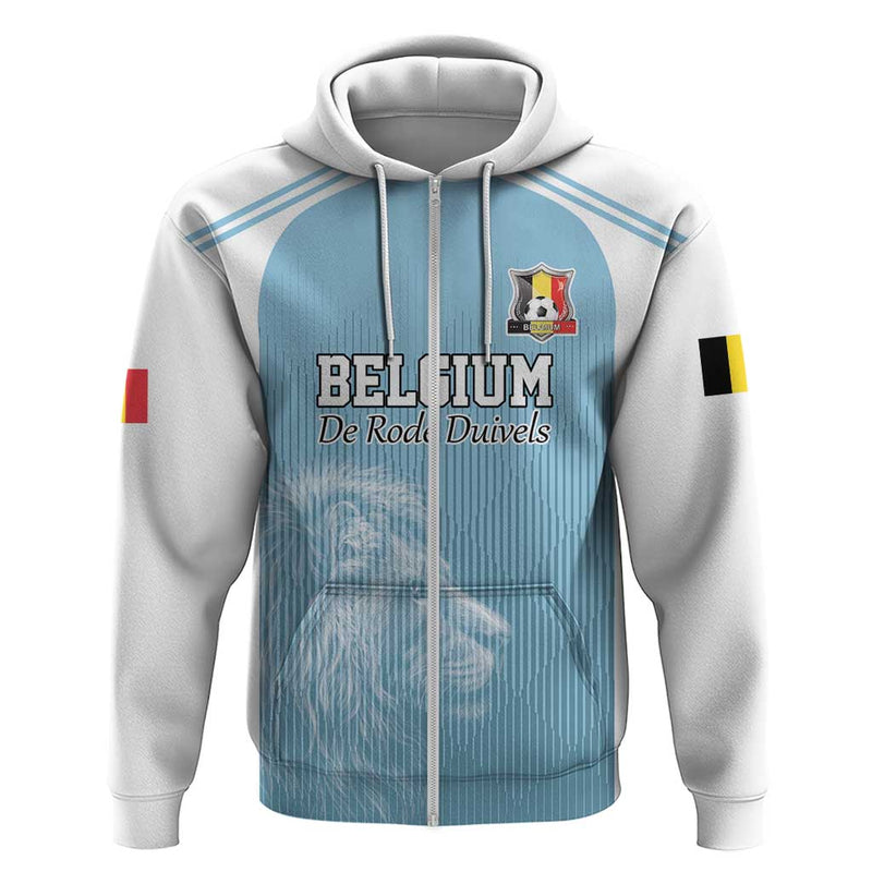 Custom Belgium Football We are Champions Blue Style Come on De Rode Duivels Hoodie