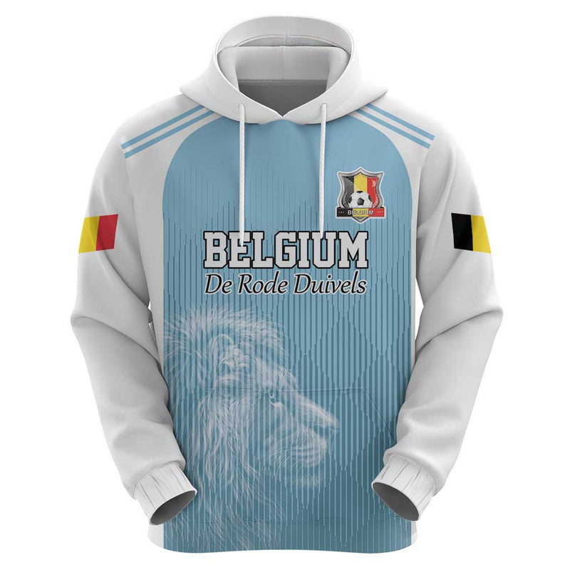 Custom Belgium Football We are Champions Blue Style Come on De Rode Duivels Hoodie