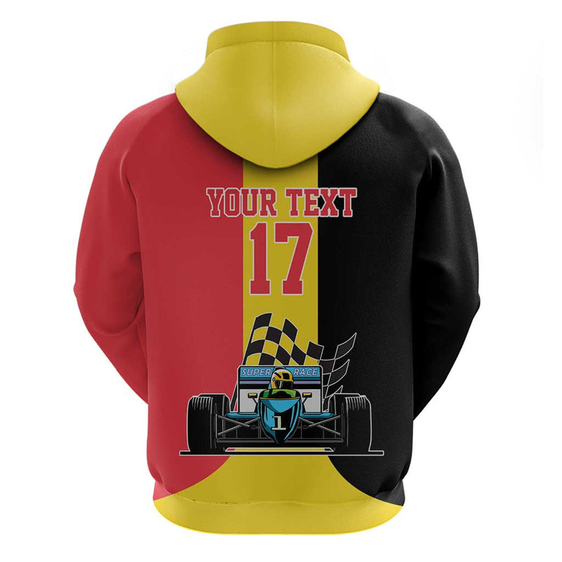 Custom Belgium Formula One Motorsport with Flag F1 World Championship Hoodie