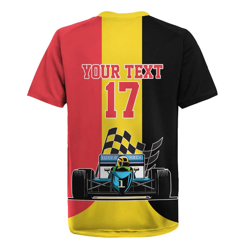 Custom Belgium Formula One Motorsport With Flag F1 World Championship Rugby Jersey