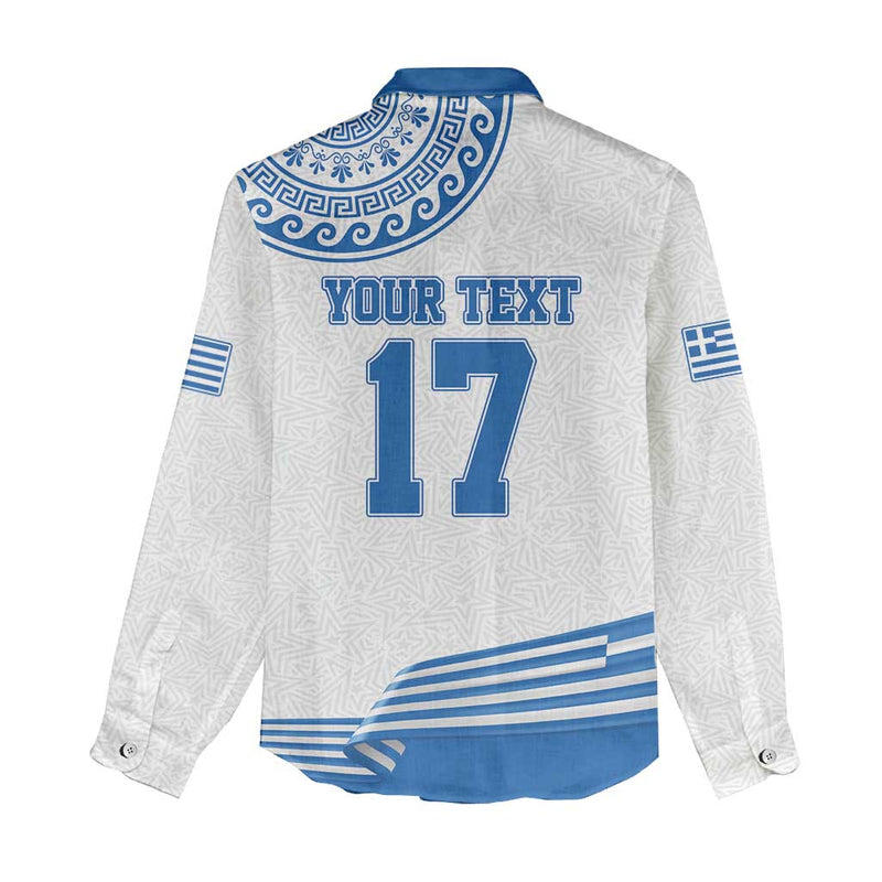 Custom Greece Basketball Champions Sporty Style with Eagle Mascot Women Casual Shirt