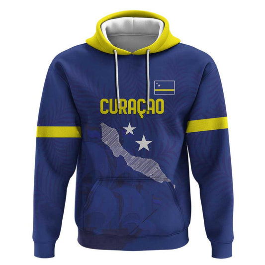 Custom Curacao Football La Pantera Negra Hoodie