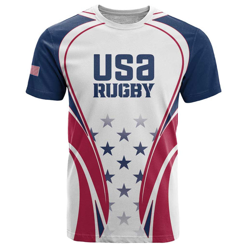 Custom USA Rugby Simple Style T Shirt