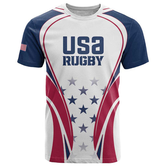Custom USA Rugby Simple Style T Shirt