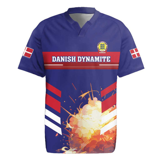 Custom Denmark Football Come On Danish Dynamite Rugby Jersey