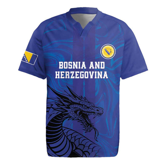 Custom Bosnia And Herzegovina Football The Dragons Go Champions Rugby Jersey