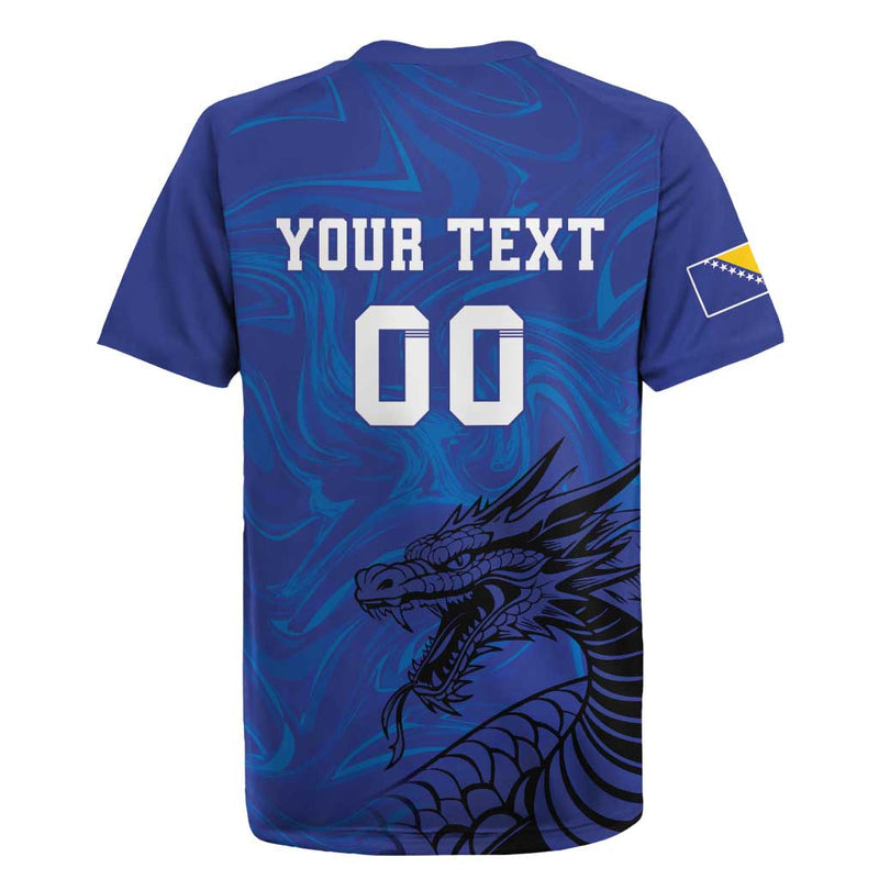Custom Bosnia And Herzegovina Football The Dragons Go Champions Rugby Jersey