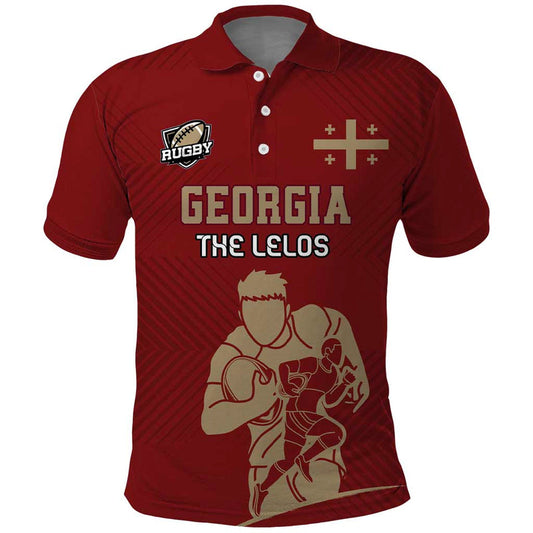 Custom Georgia Rugby The Lelos Go Champions Polo Shirt