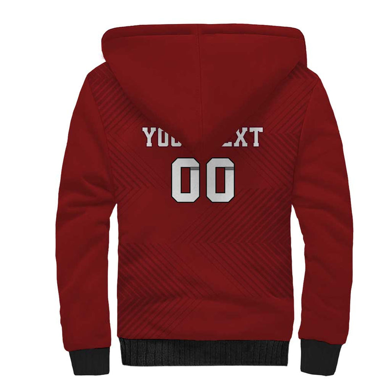 Custom Georgia Rugby The Lelos Go Champions Sherpa Hoodie
