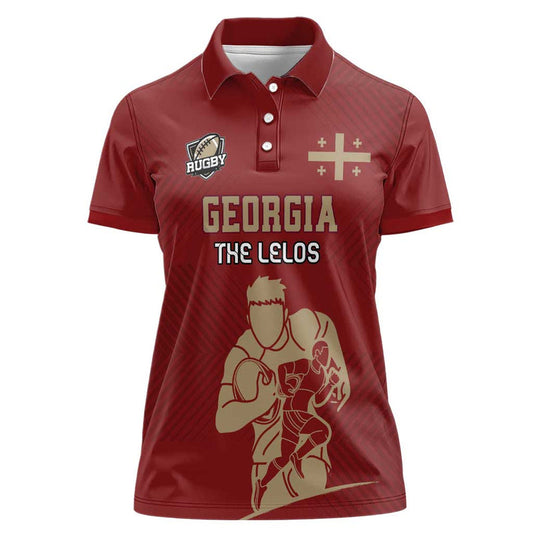 Custom Georgia Rugby The Lelos Go Champions Women Polo Shirt