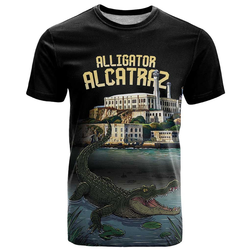 Everglades Alligator Alcatraz Florida T Shirt