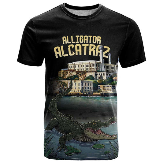 Everglades Alligator Alcatraz Florida T Shirt