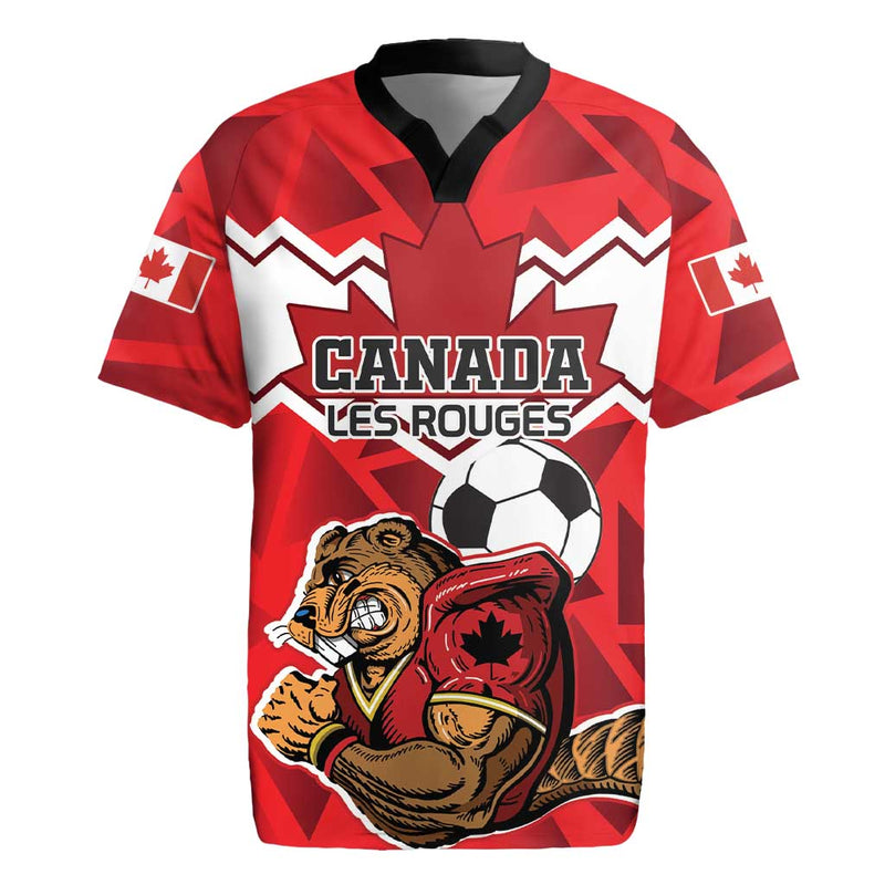 Custom Canada Football Beavers Mascot Rugby Jersey