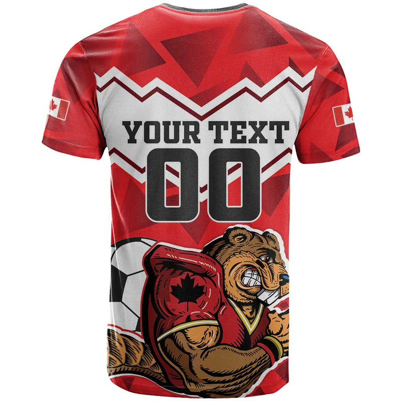 Custom Canada Football Beavers Mascot T Shirt