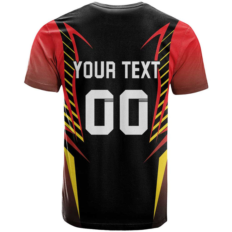 Custom Belgium Football Les Diables rouges Devil Mascot T Shirt