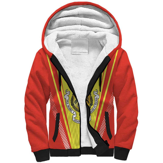 Evora Portugal Sporty Style Sherpa Hoodie