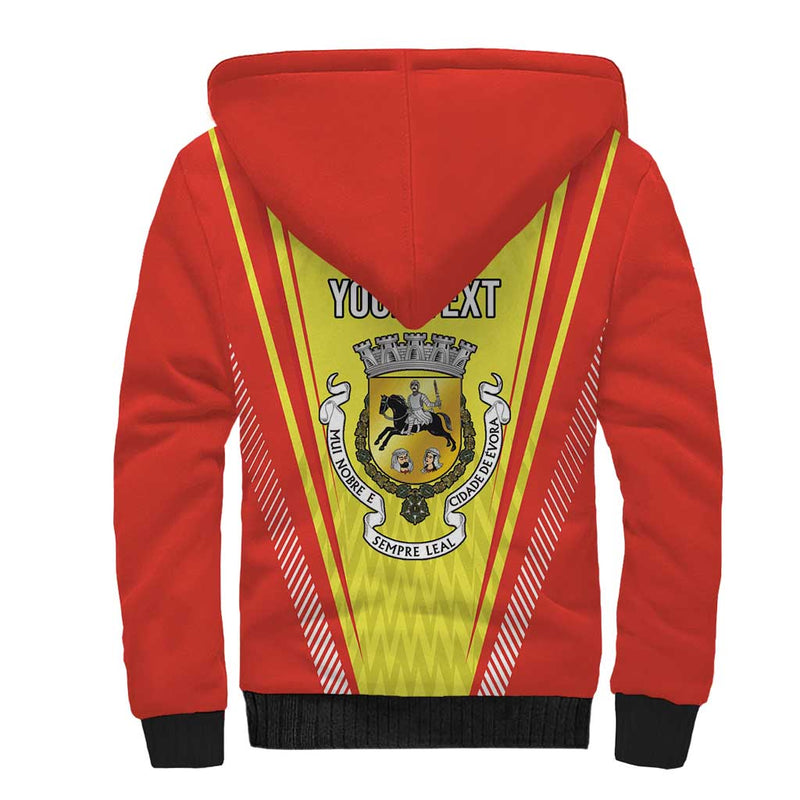 Evora Portugal Sporty Style Sherpa Hoodie