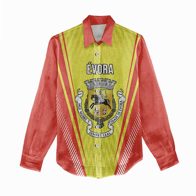 Evora Portugal Sporty Style Women Casual Shirt