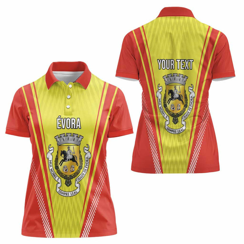 Evora Portugal Sporty Style Women Polo Shirt
