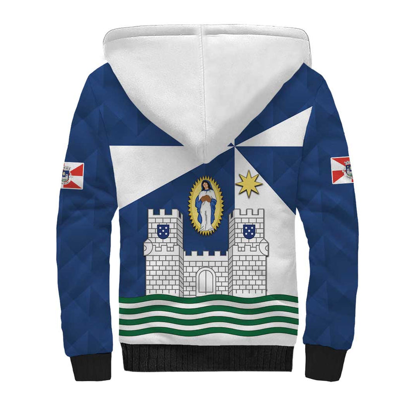 Faro Portugal Sporty Style Sherpa Hoodie