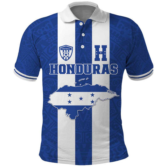 Custom Honduras Football La H Go Champion Polo Shirt
