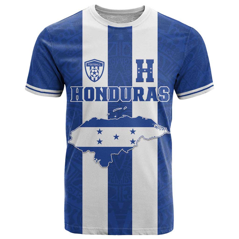 Custom Honduras Football La H Go Champion T Shirt